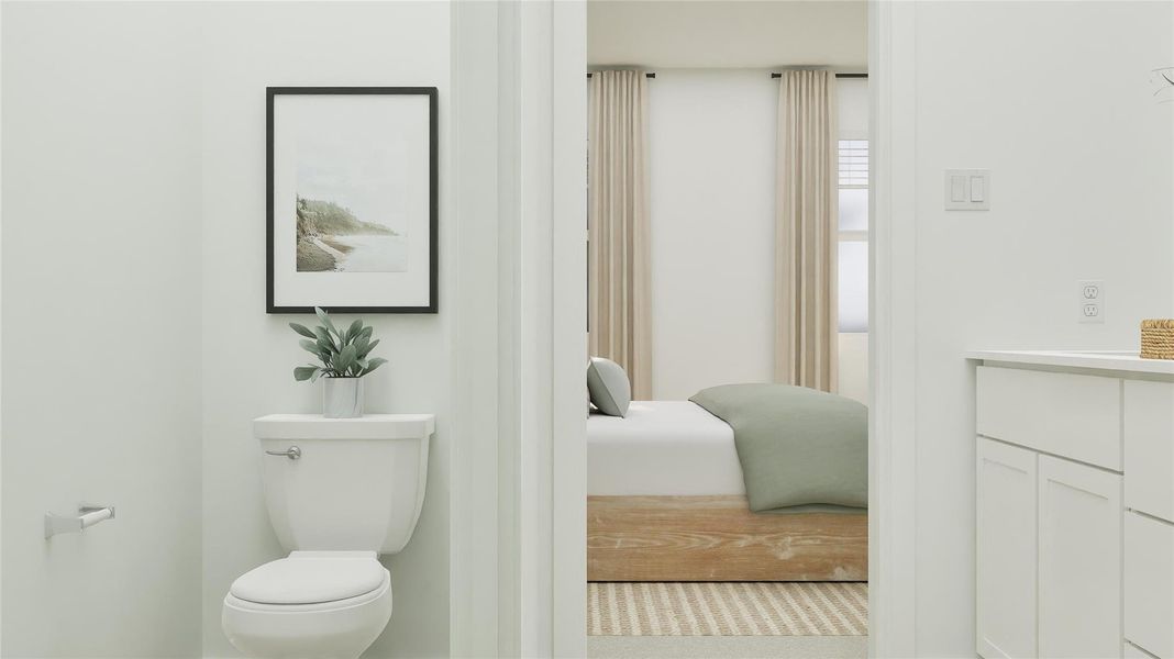 Furnished interior view inside a new home in Elm Creek: Coastline Collection, Elgin (Image 6).