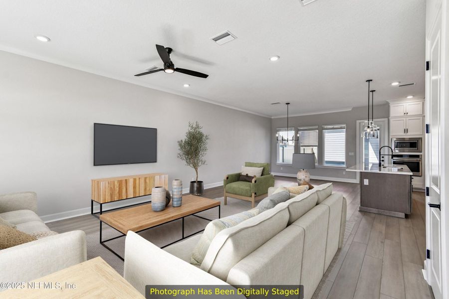Furnished interior view inside a new home in , Jacksonville (Image 9).