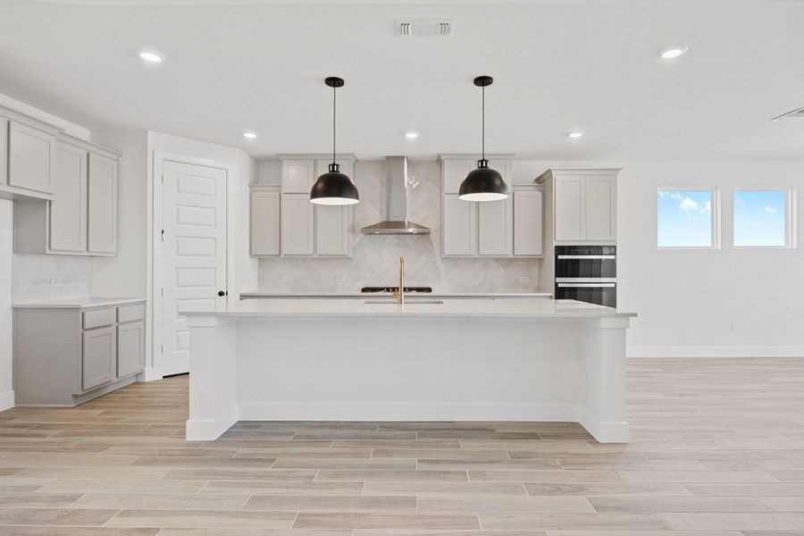 Furnished interior view inside a new home in The Colony, Bastrop (Image 6).