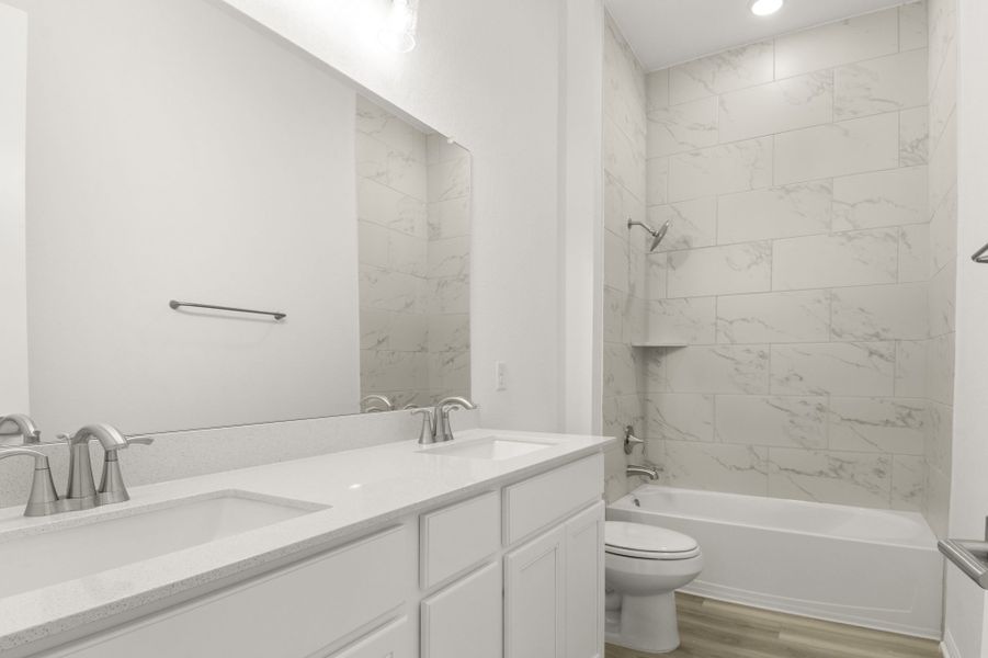 Furnished interior view inside a new home in Easton Park, Austin (Image 33).