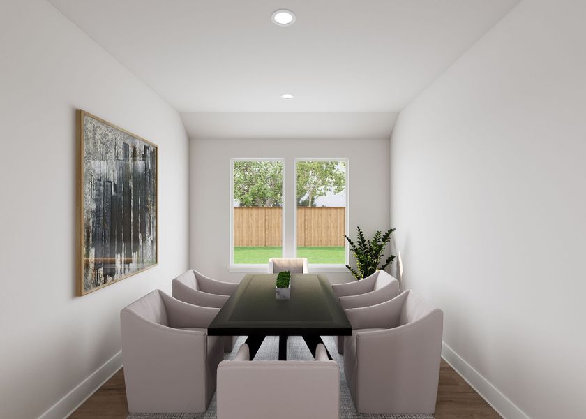 Representative furnished interior of a home built from the Hazel by Tri Pointe Homes in Landmark, Denton (Image 7). Representative furnished interior of a home built from the Hazel by Tri Pointe Homes in Landmark, Denton (Image 7).