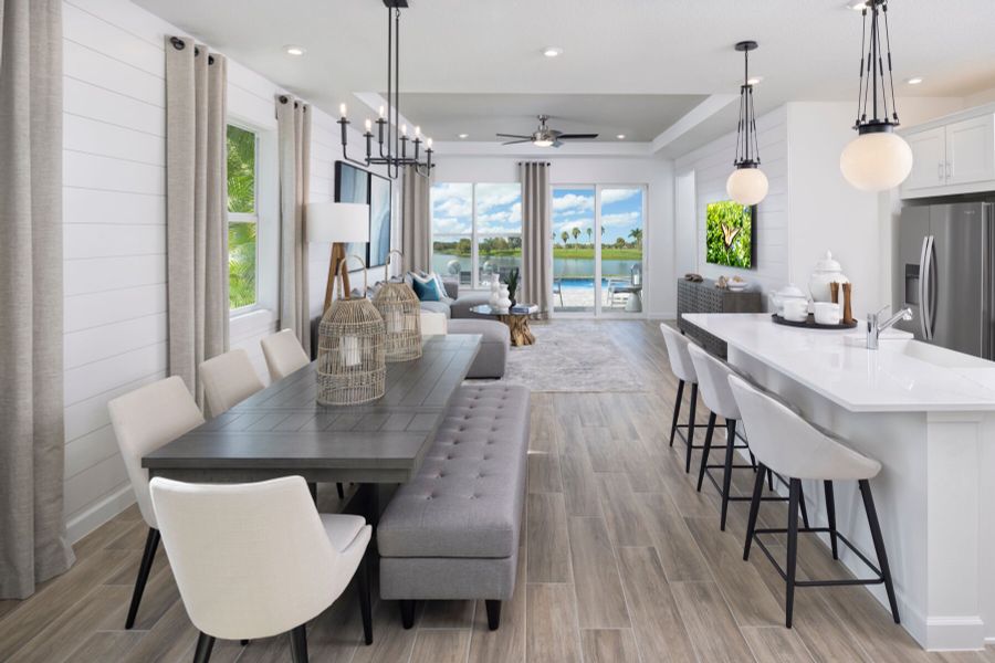 Representative furnished interior of a home built from the Aspen by Mattamy Homes in Tradition, Port St. Lucie (Image 8).