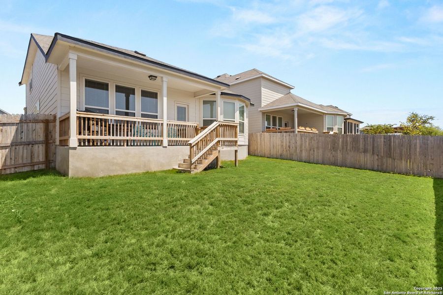 Front exterior of a new home in Lily Springs, Seguin, TX, highlighting curb appeal (Image 20).