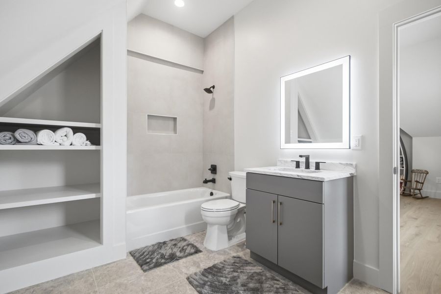 Furnished interior view inside a new home in , Mount Pleasant (Image 35).