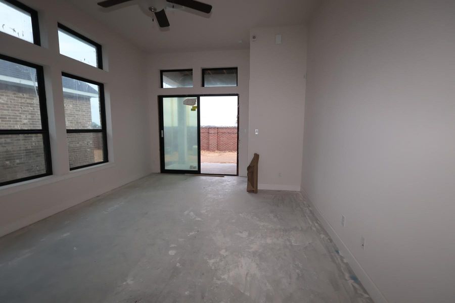 In-progress construction of a new home in Sienna - Grove Collection, Missouri City, TX (Image 8).