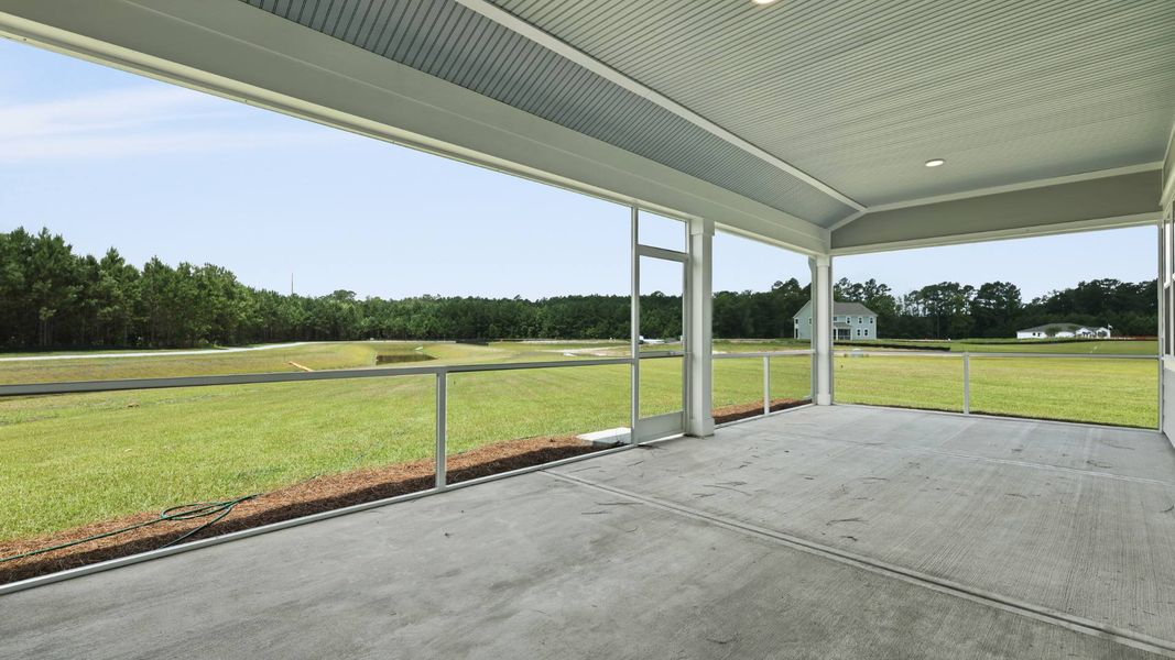 Exterior details and patio area of a home in Berkeley Bay, Ridgeville (Image 2).