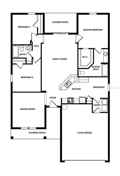 2D floor plan layout of this home in Tula Parc, Astatula, FL (Image 4). 2D floor plan layout of this home in Tula Parc, Astatula, FL (Image 4).