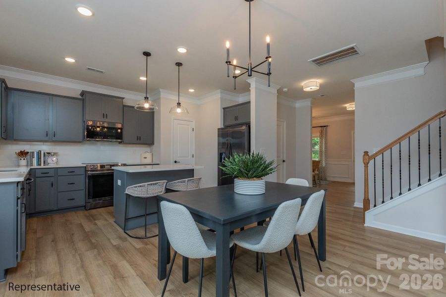 Furnished interior view inside a new home in Winecoff, Salisbury (Image 5).