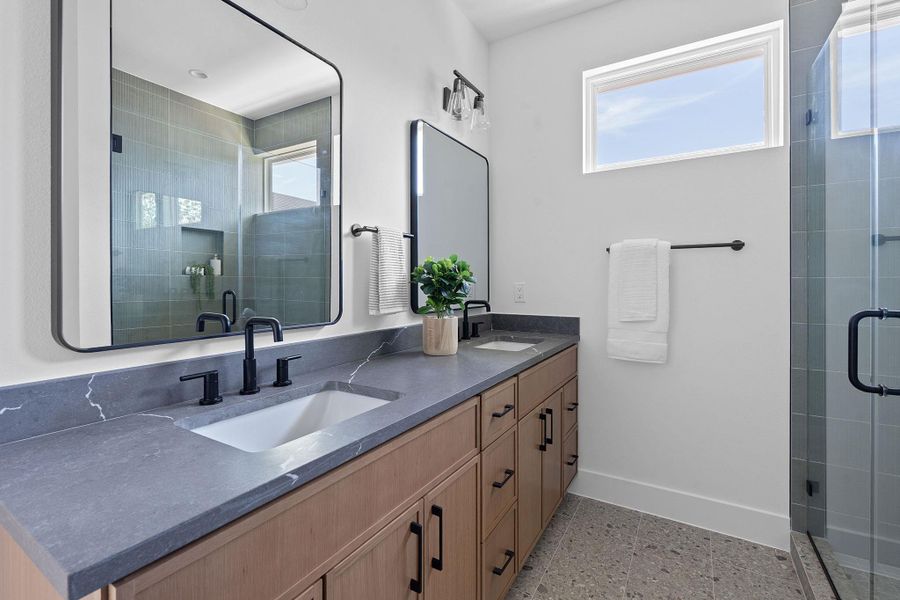 Furnished interior view inside a new home in , Austin (Image 10). Furnished interior view inside a new home in , Austin (Image 10).