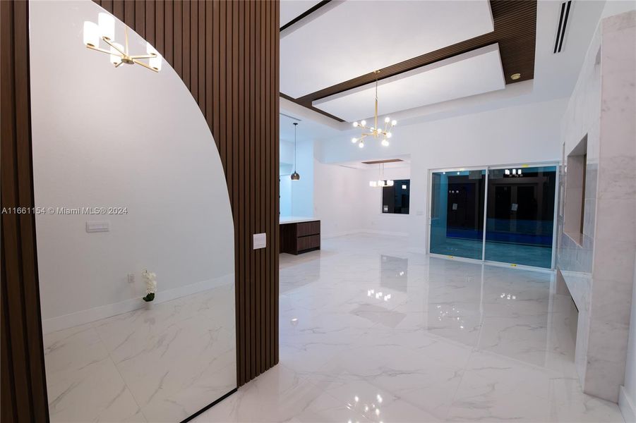 Furnished interior view inside a new home in , Cape Coral (Image 16).