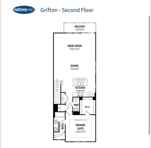 Grifton 2nd floor layout