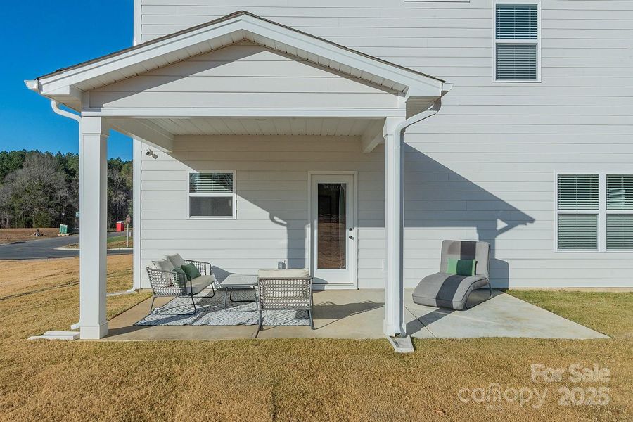Exterior details and patio area of a home in Green Acres, Concord (Image 22).