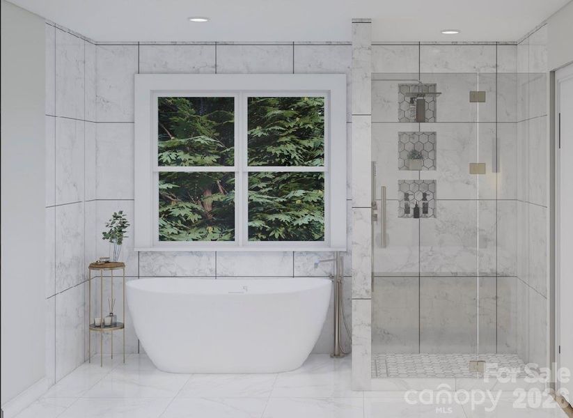 Furnished interior view inside a new home in , Lenoir (Image 9).