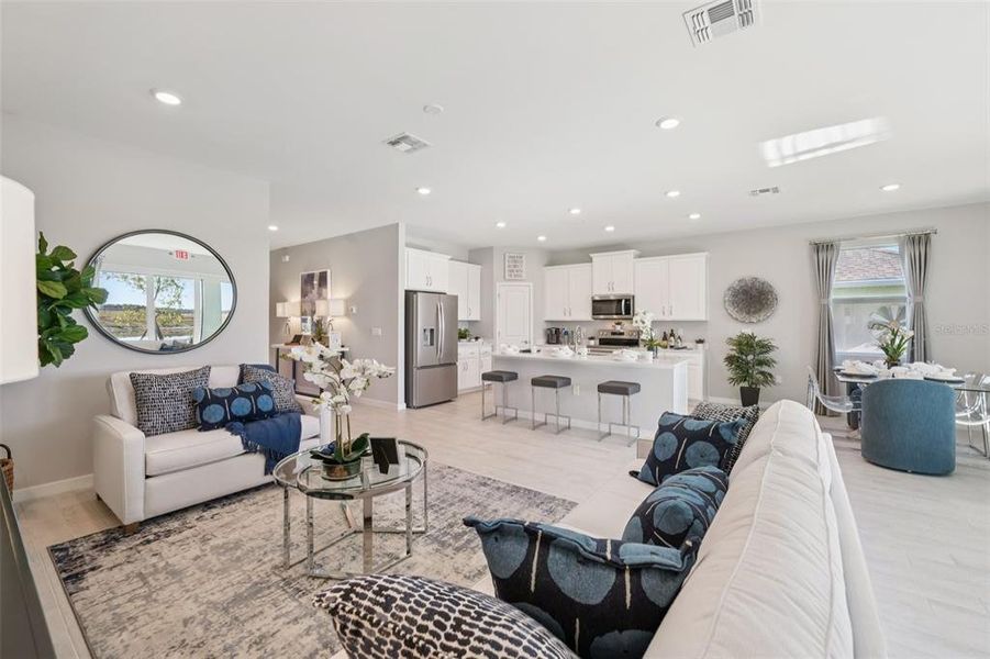 Furnished interior view inside a new home in , Punta Gorda (Image 30).