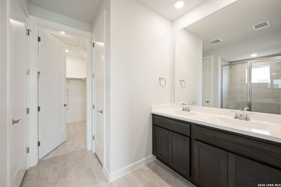 Furnished interior view inside a new home in VIDA, San Antonio (Image 9).