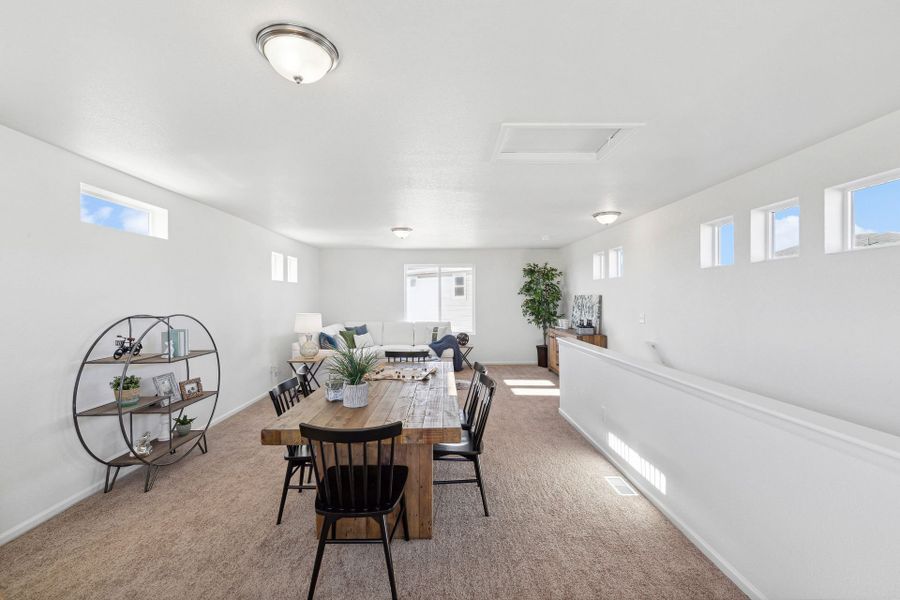 Furnished interior view inside a new home in Green Valley Ranch, Aurora (Image 30). Furnished interior view inside a new home in Green Valley Ranch, Aurora (Image 30).