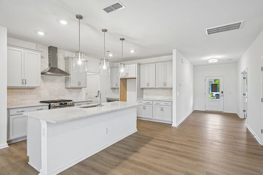 Kitchen featuring the AW Collection® Milan - Chic gray finishes and smooth surfaces shine. Kitchen featuring the AW Collection® Milan - Chic gray finishes and smooth surfaces shine.