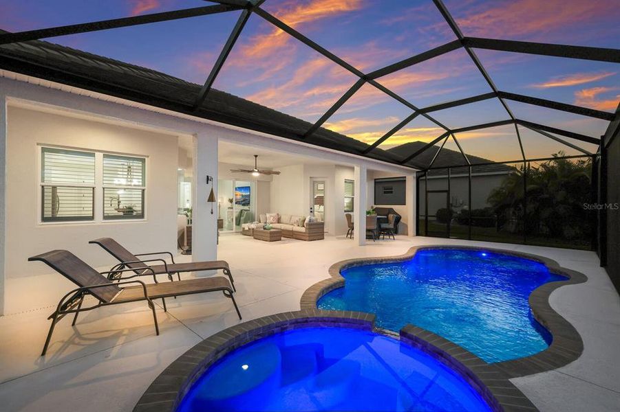 Exterior details and patio area of a home in The Reserve at Twin Rivers, Parrish (Image 18). Exterior details and patio area of a home in The Reserve at Twin Rivers, Parrish (Image 18).