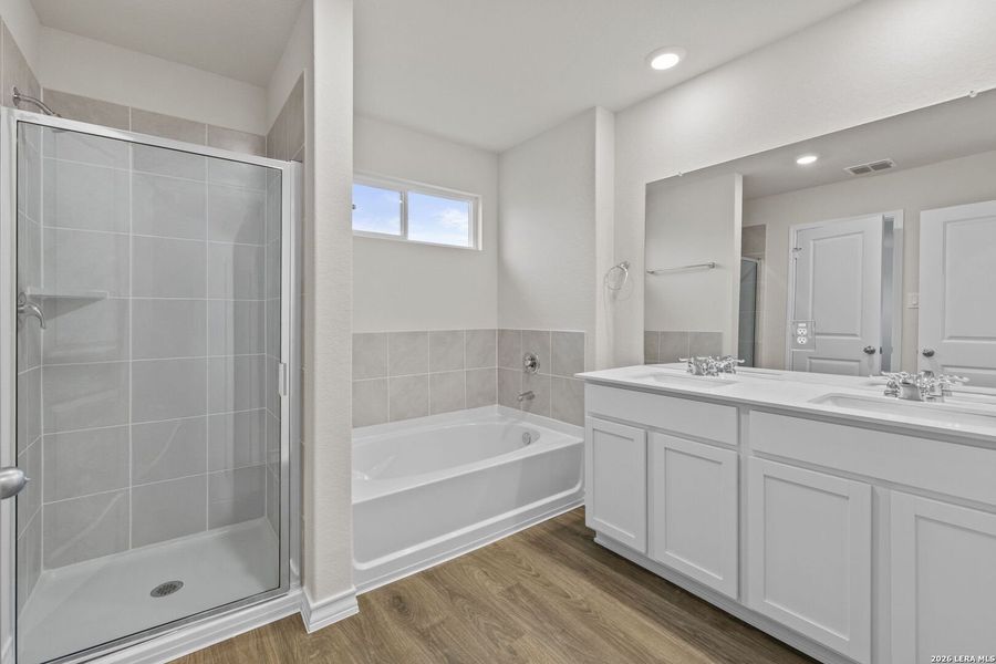 Furnished interior view inside a new home in Riverstone at Westpointe, San Antonio (Image 4).