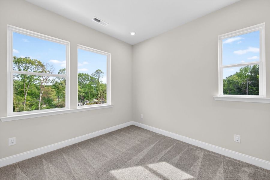 Spacious, unfurnished interior of a new home in Archer Row, Charlotte (Image 46). Spacious, unfurnished interior of a new home in Archer Row, Charlotte (Image 46).