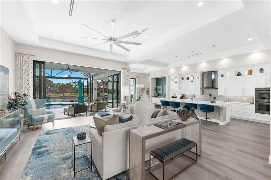 Furnished interior view inside a new home in , Port Charlotte (Image 76).