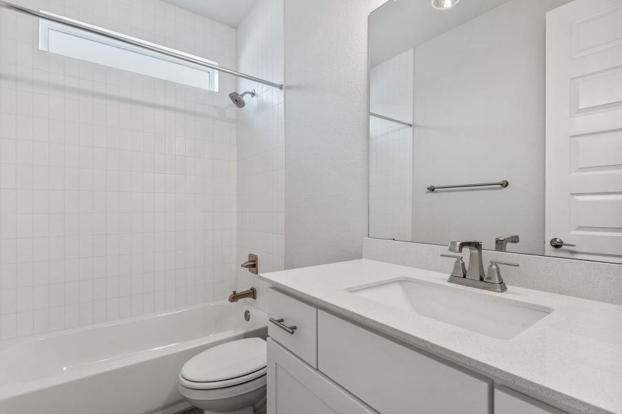 Furnished interior view inside a new home in Lariat, Liberty Hill (Image 16).