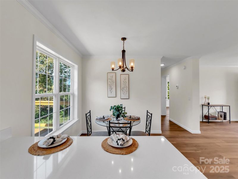 Furnished interior view inside a new home in , Canton (Image 9).