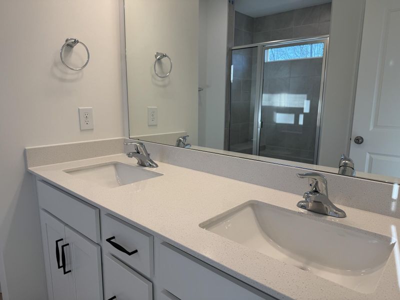 Close-up of interior finishes inside a home in East Main Townes, Spartanburg (Image 8).