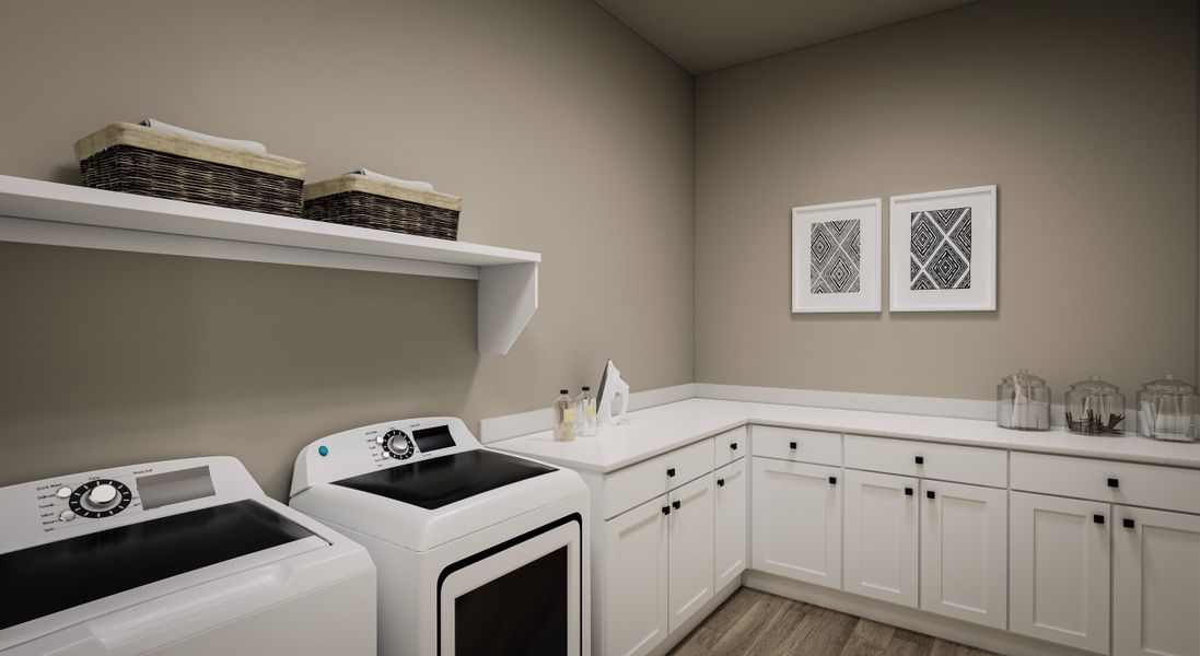 Representative furnished interior of a home built from the Dahlia Plan 5006 by Tri Pointe Homes in Soleo, San Tan Valley (Image 13).