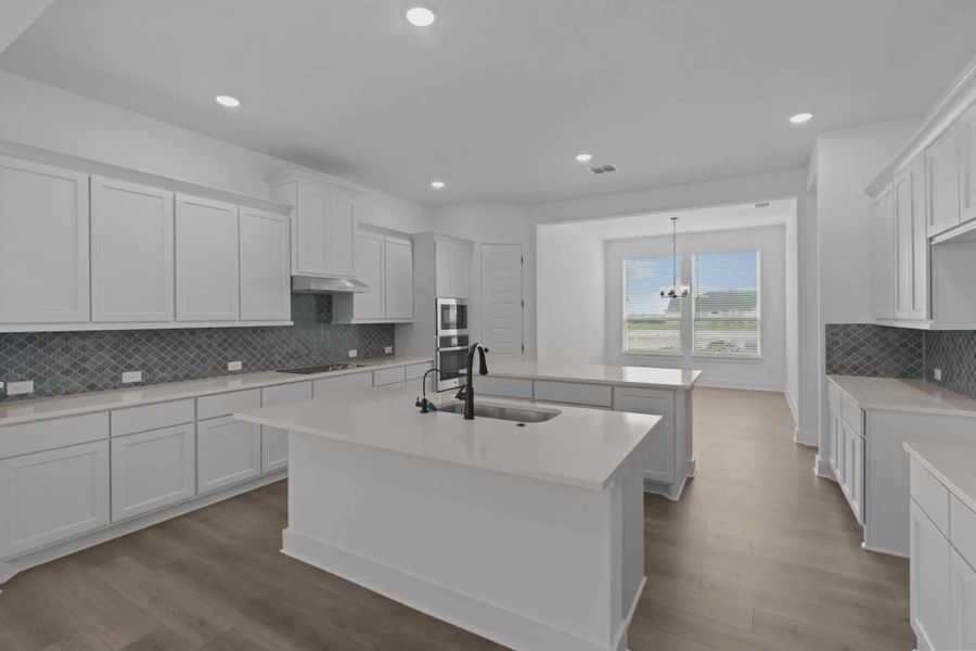 Representative furnished interior of a home built from the Cohen by Chesmar Homes in Sienna Lakes, San Antonio (Image 3).