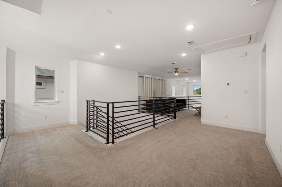 Natural light coming on the second-floor perfect spot for a reading nook