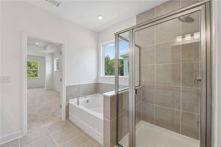 Furnished interior view inside a new home in Bailey Fence, Dacula (Image 34).