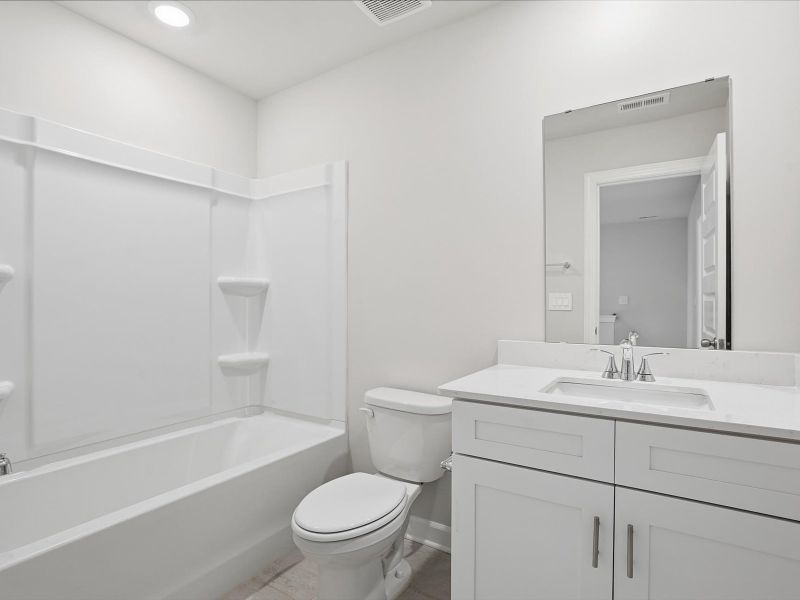 Furnished interior view inside a new home in Northbrook Village Townes, Taylors (Image 7). Furnished interior view inside a new home in Northbrook Village Townes, Taylors (Image 7).