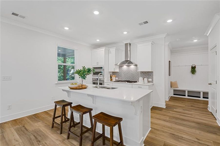 Furnished interior view inside a new home in , Dallas (Image 42).