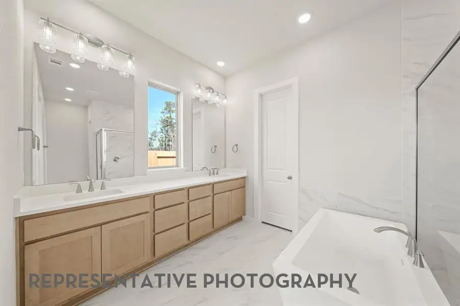Furnished interior view inside a new home in Mosaic, Celina (Image 5).