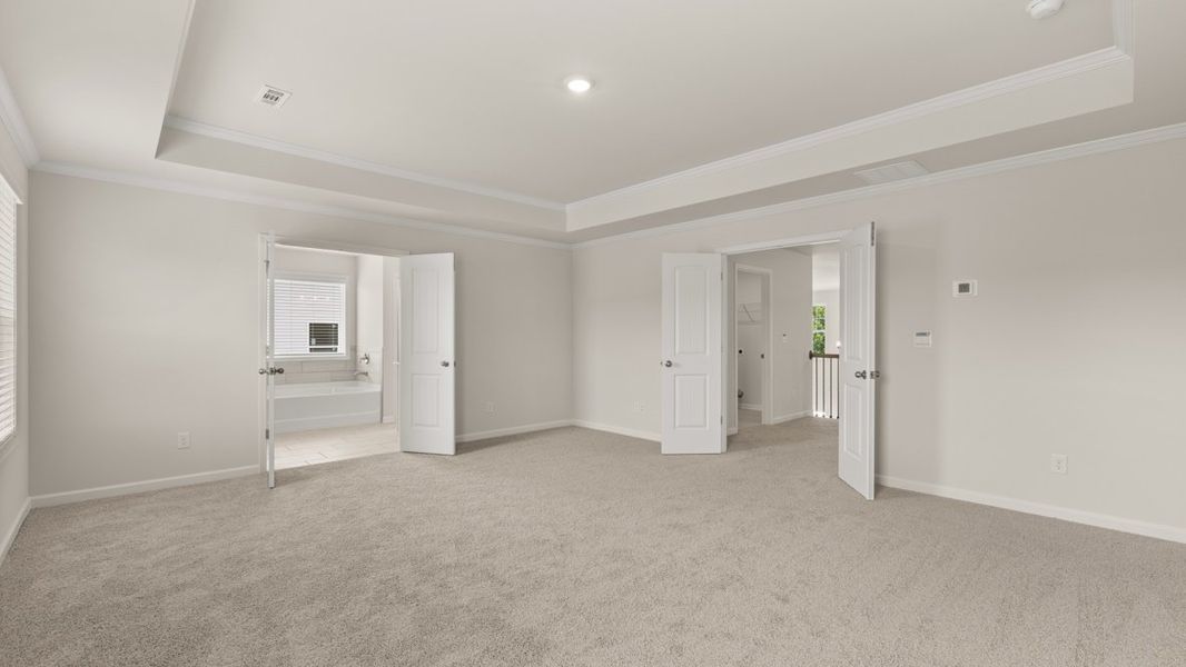 Representative unfurnished interior of a home built from the Westerly by D.R. Horton in Butner Estates, South Fulton (Image 25). Representative unfurnished interior of a home built from the Westerly by D.R. Horton in Butner Estates, South Fulton (Image 25).