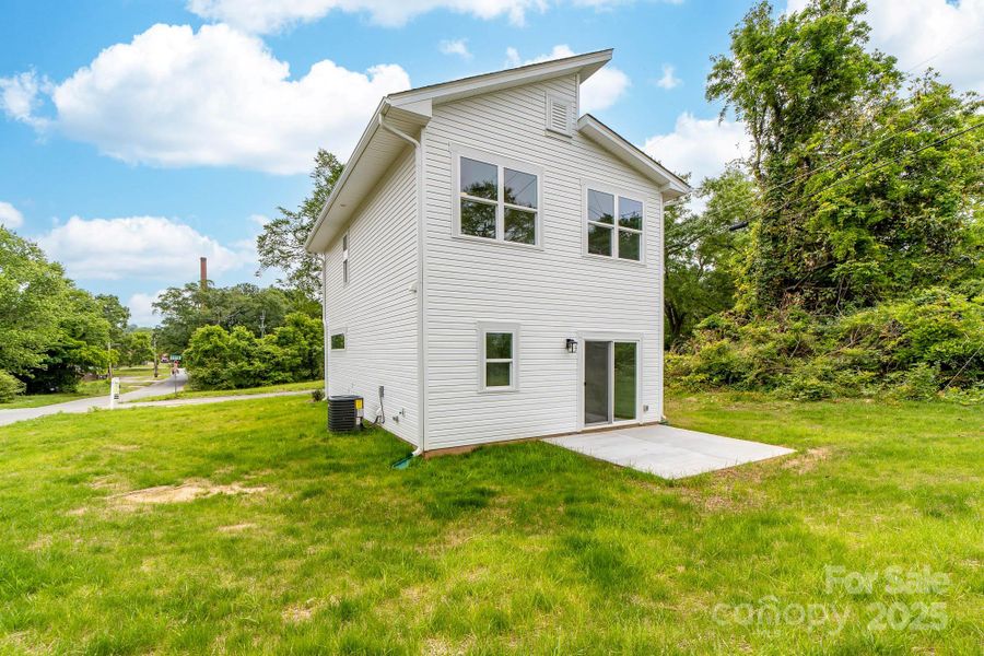 Exterior details and patio area of a home in , Shelby (Image 3). Exterior details and patio area of a home in , Shelby (Image 3).