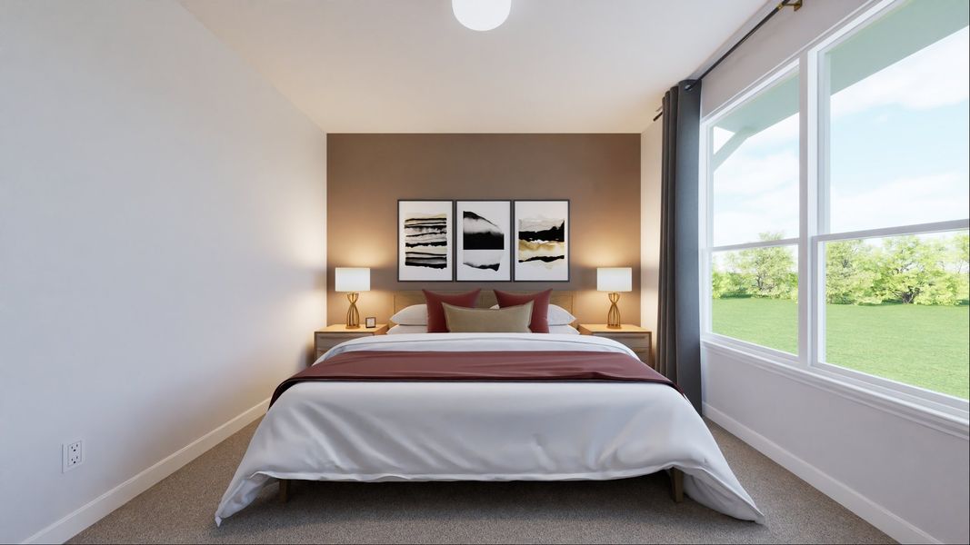 Representative furnished interior of a home built from the Noah by New Home Co. in The Villas Collection at Novel, Austin (Image 9). Representative furnished interior of a home built from the Noah by New Home Co. in The Villas Collection at Novel, Austin (Image 9).