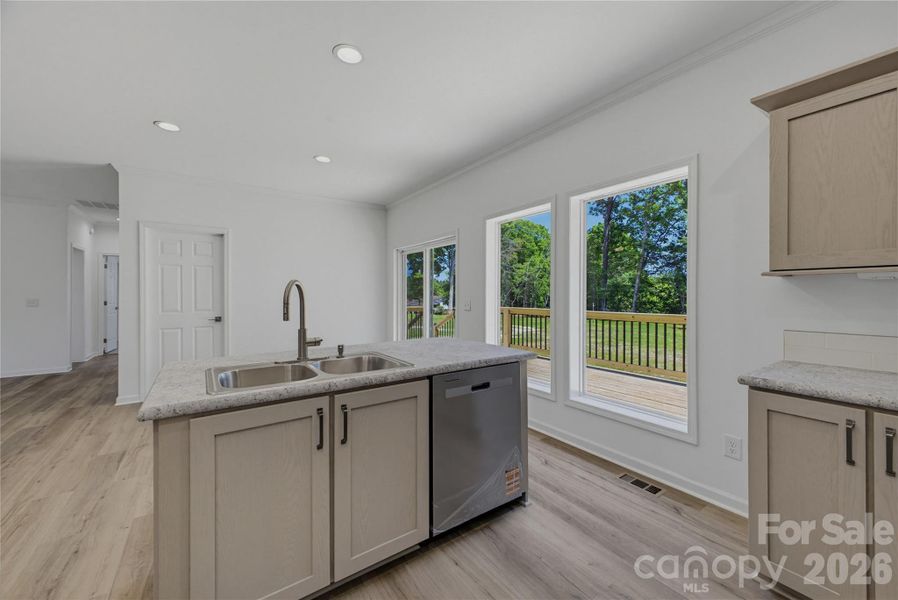 Furnished interior view inside a new home in , Newton (Image 11).