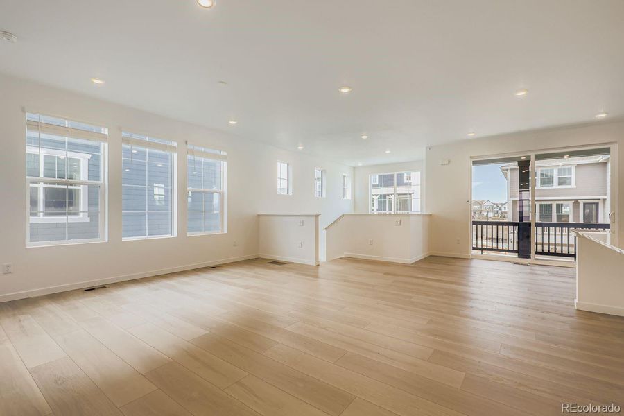 Spacious, unfurnished interior of a new home in Parterre: The Skyline Collection, Thornton (Image 11).