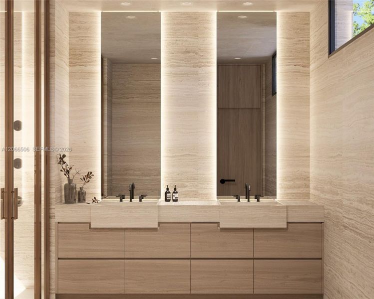 Close-up of interior finishes inside a home in , Miami (Image 5). Close-up of interior finishes inside a home in , Miami (Image 5).