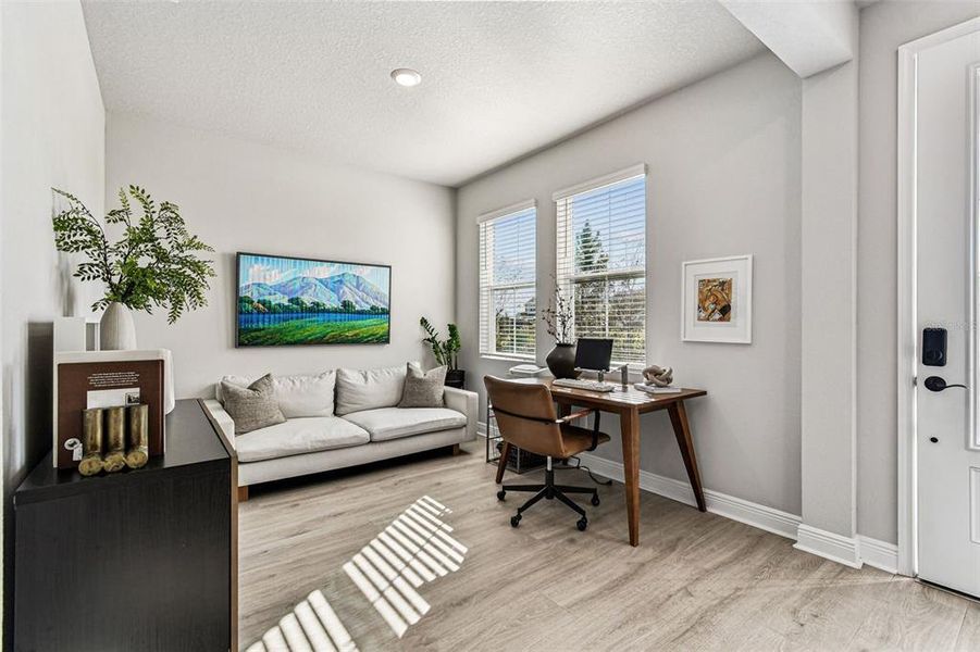 Furnished interior view inside a new home in Persimmon Park - Cottage Series, Wesley Chapel (Image 25). Furnished interior view inside a new home in Persimmon Park - Cottage Series, Wesley Chapel (Image 25).