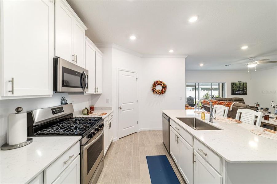 Furnished interior view inside a new home in Country Lane Estates, Williston (Image 40).