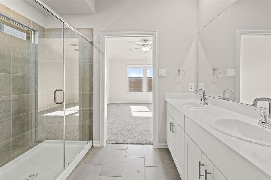 Furnished interior view inside a new home in River Ridge, Crandall (Image 5).