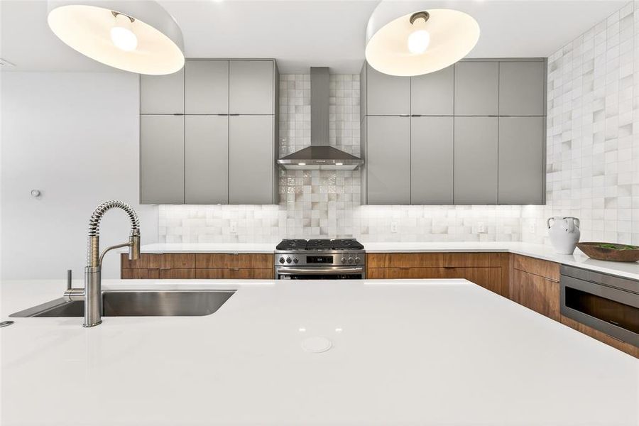 Close-up of interior finishes inside a home in , Dallas (Image 16).