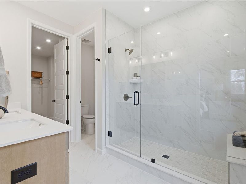 Representative furnished interior of a home built from the Cardinal by Tri Pointe Homes in Ellis Townes, Charlotte (Image 17).