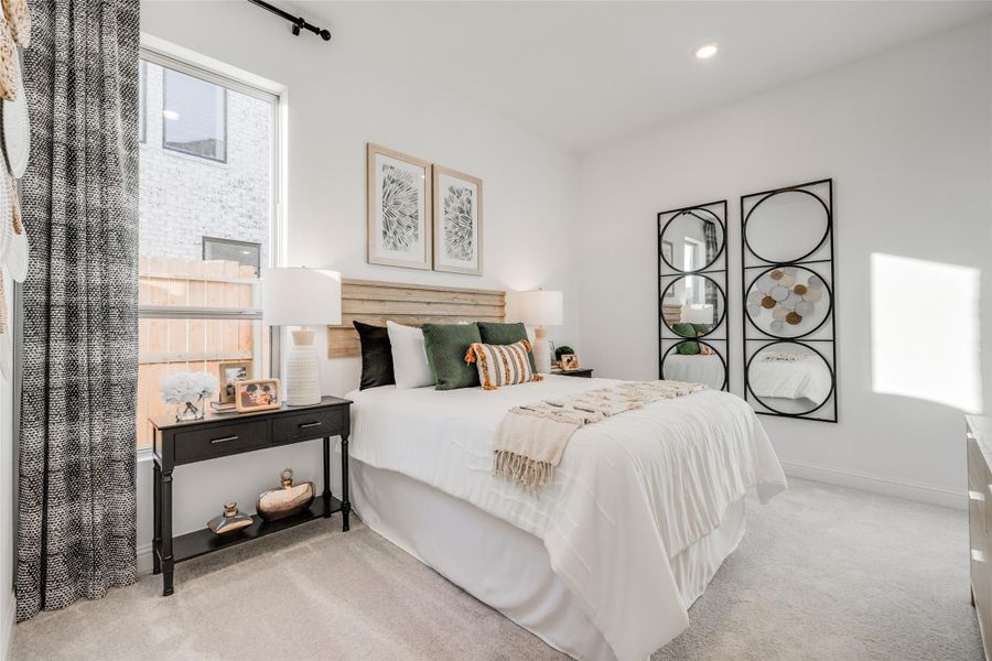 Furnished interior view inside a new home in Cross Creek West: Pinnacle Collection, Fulshear (Image 23).