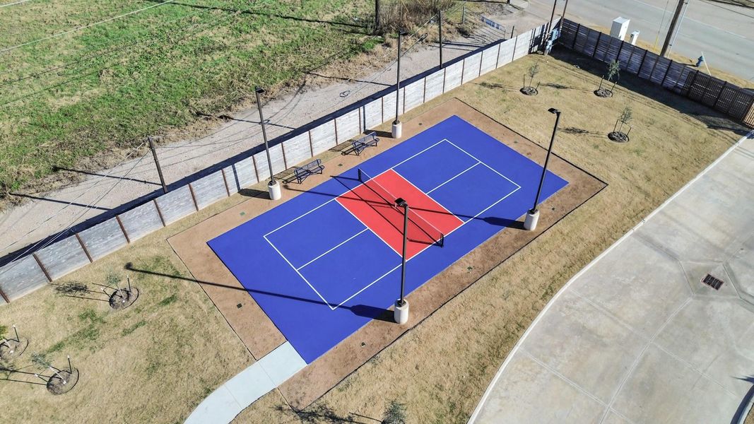 Pickleball court