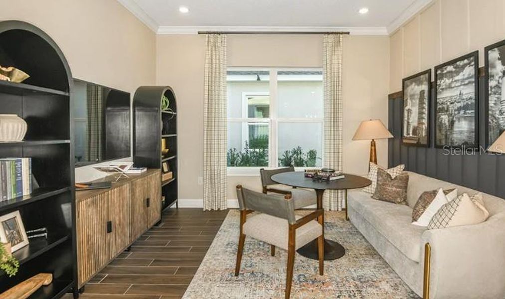 Furnished interior view inside a new home in Center Lake Ranch Community Group Page, St. Cloud (Image 4).