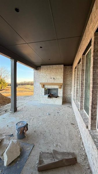 In-progress construction of a new home in Grayson Ridge, Van Alstyne, TX (Image 9).